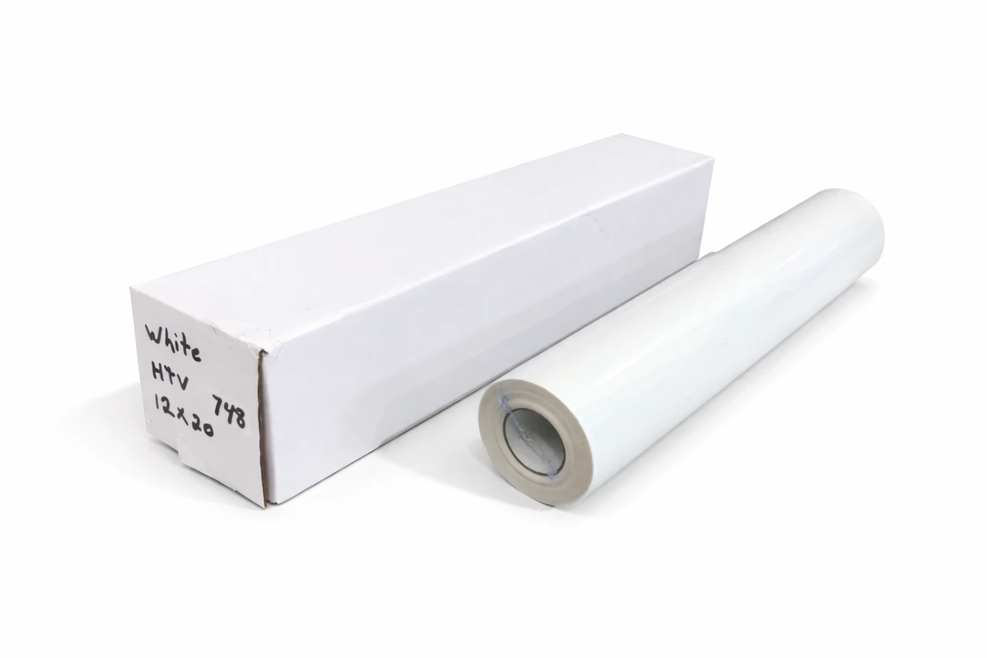 White HTV Heat Transfer Vinyl Roll 12x20