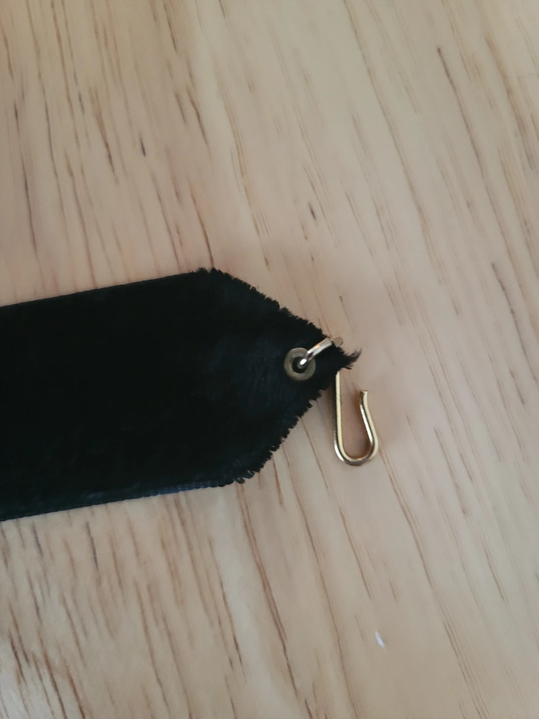 Vintage Black Velvet Choker with Gold-Tone Filigree Pendant - photo 4