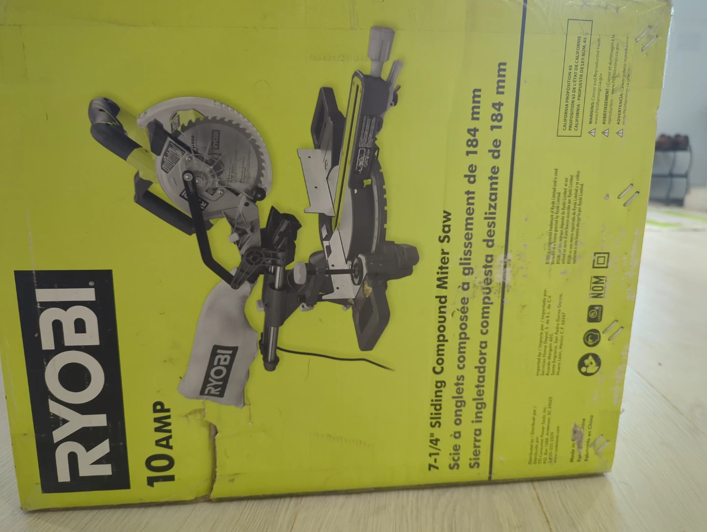 Ryobi 7-1/4" Sliding Compound Miter Saw - Corded - photo 2