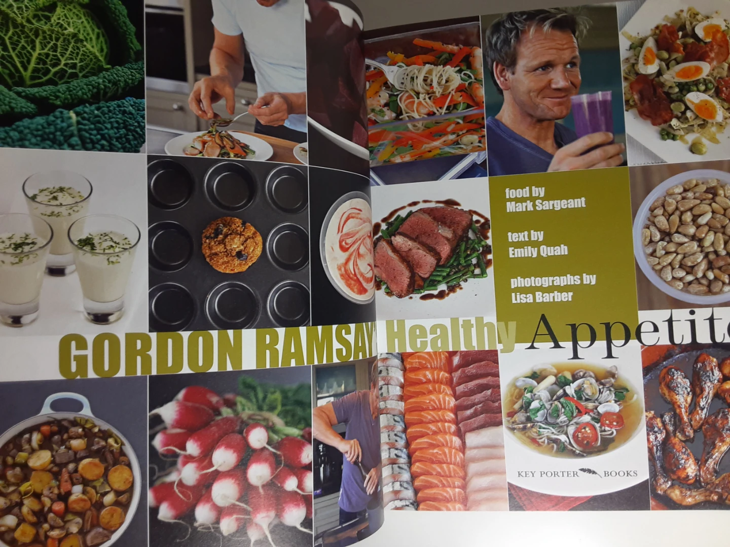 Signed Gordon Ramsay's Healthy Appetite Cookbook - photo 3