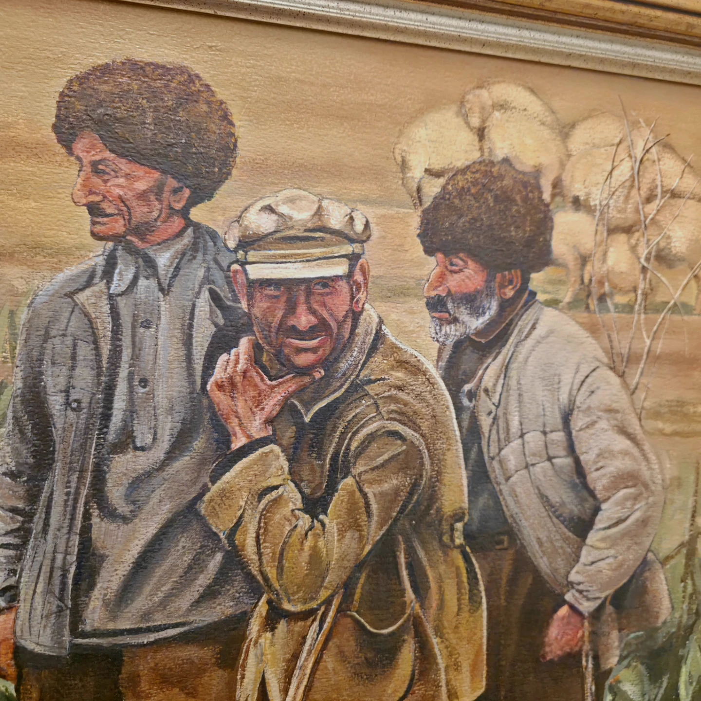 Original Oil Painting On Canvas "Cossacks Near Dawn"_Russian - photo 2