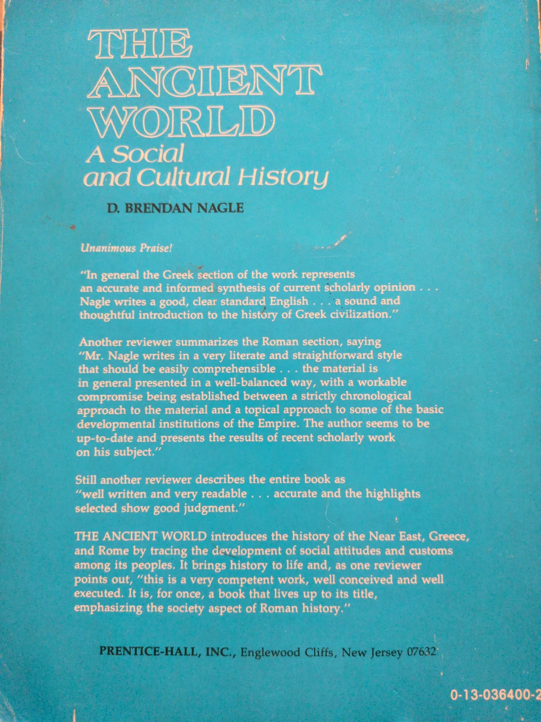 The Ancient World by D. Brendan Nagle - photo 2