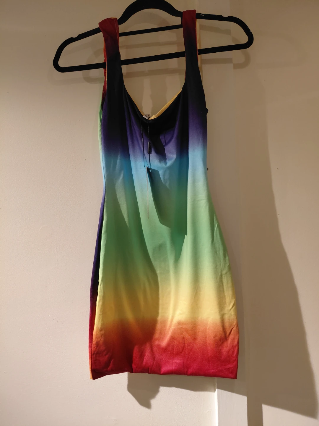 Rainbow Ombre Mini Dress