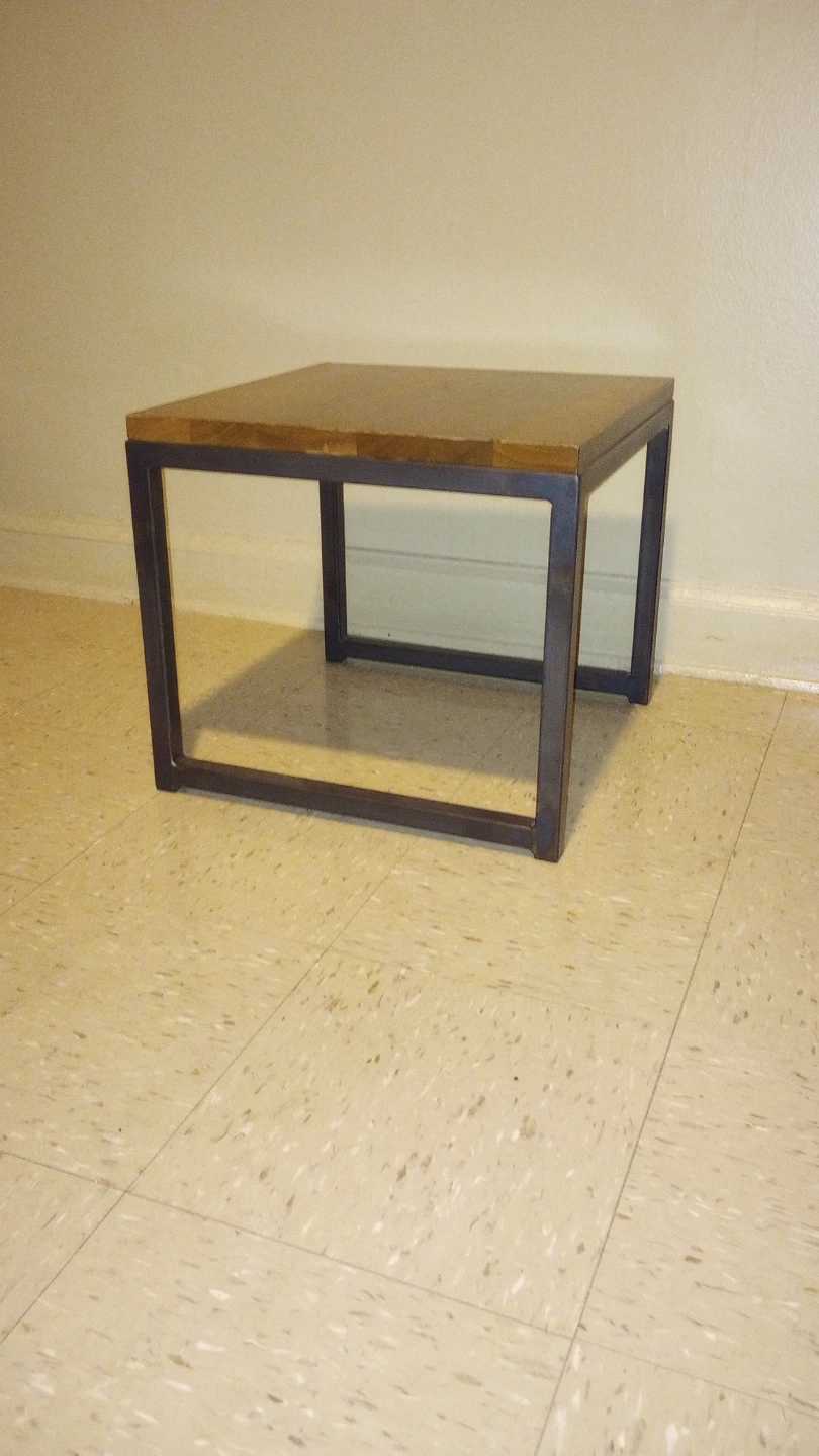 Table/stool  vintage/modern a beautiful and great quality piece - photo 2