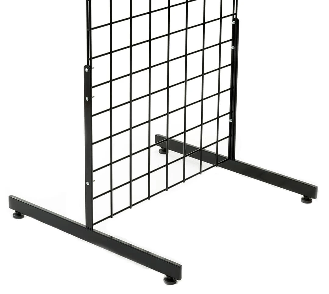 Black Metal Grid Display Stand Base