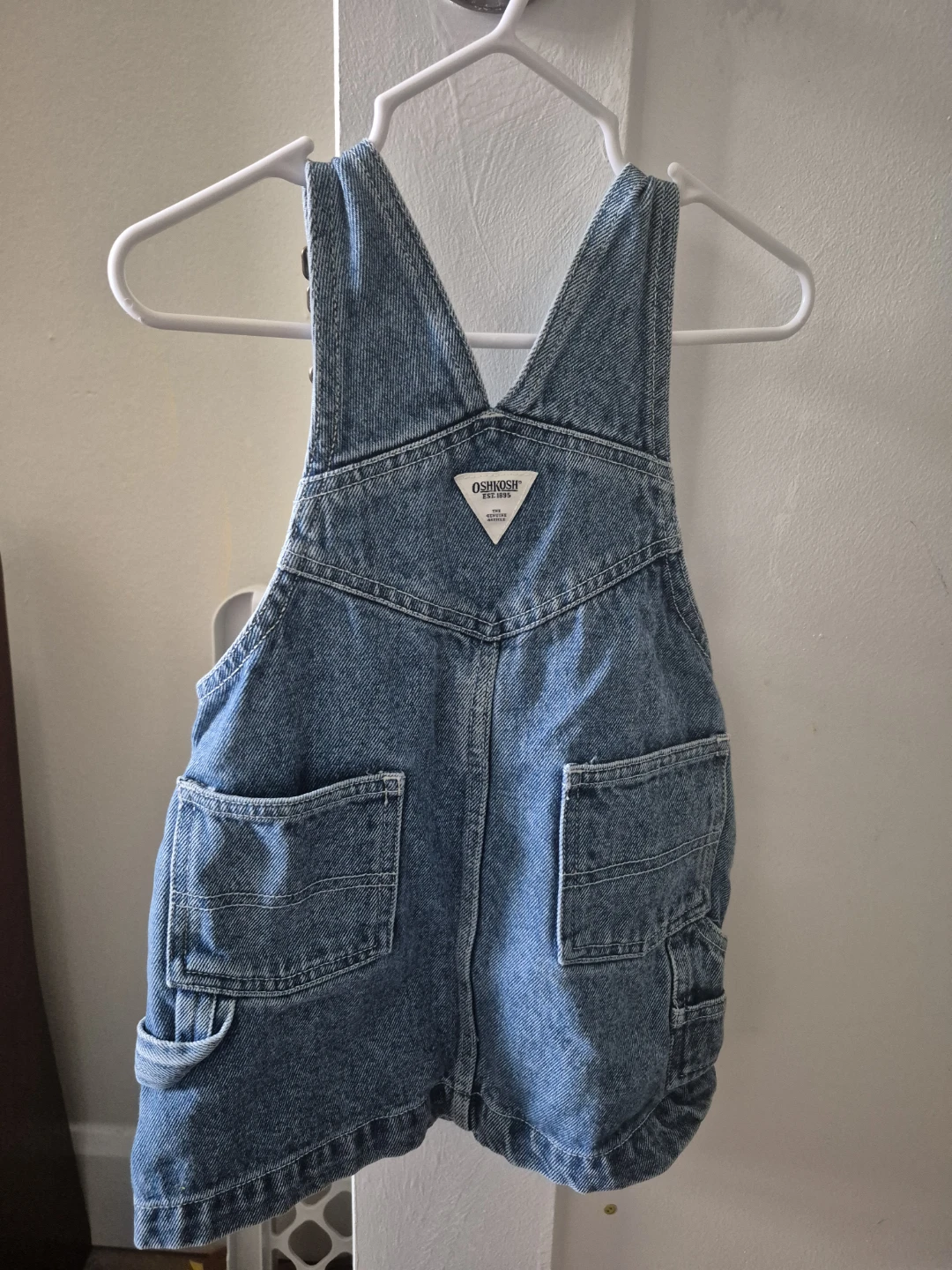 OshKosh B'gosh Denim Overall dress - Size 2T - photo 2