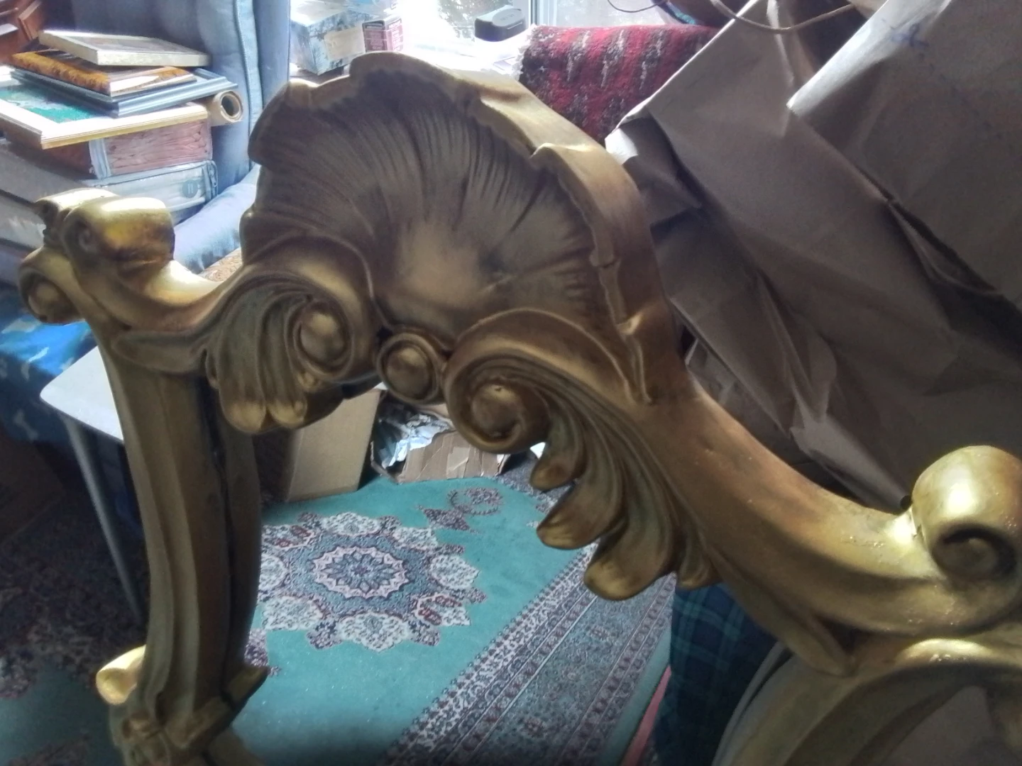 Grand Magnificent Vintage Gilded Baroque Mirror - photo 2