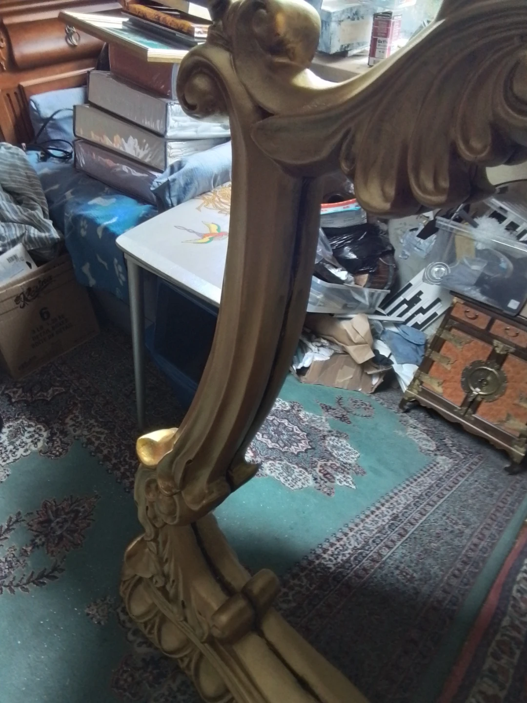 Grand Magnificent Vintage Gilded Baroque Mirror - photo 3