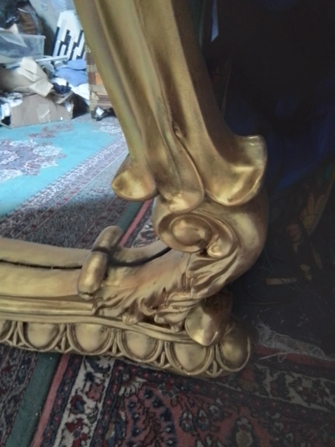 Grand Magnificent Vintage Gilded Baroque Mirror - photo 4