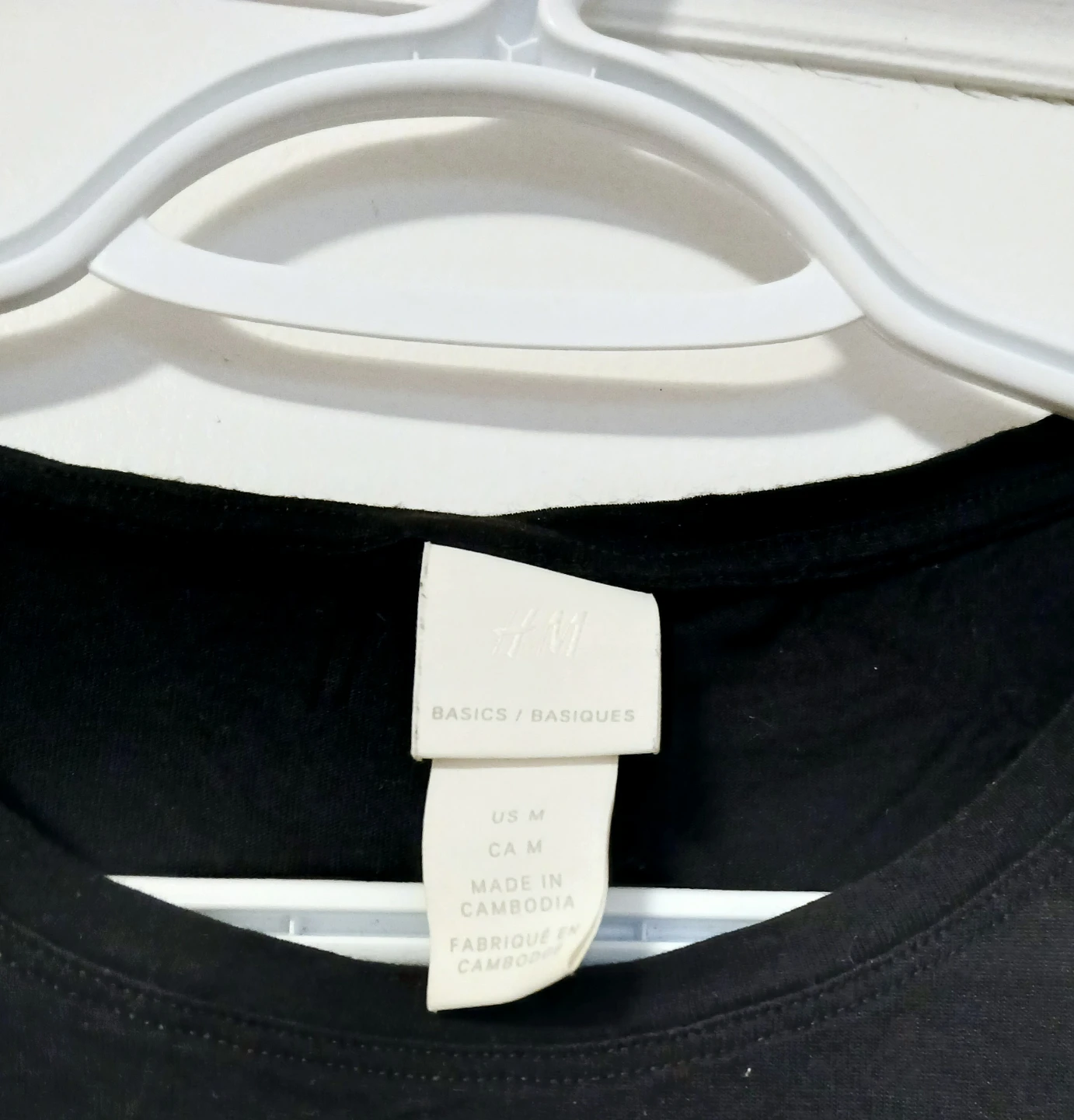 Women Medium H&M Basics Black Tank Top - photo 2