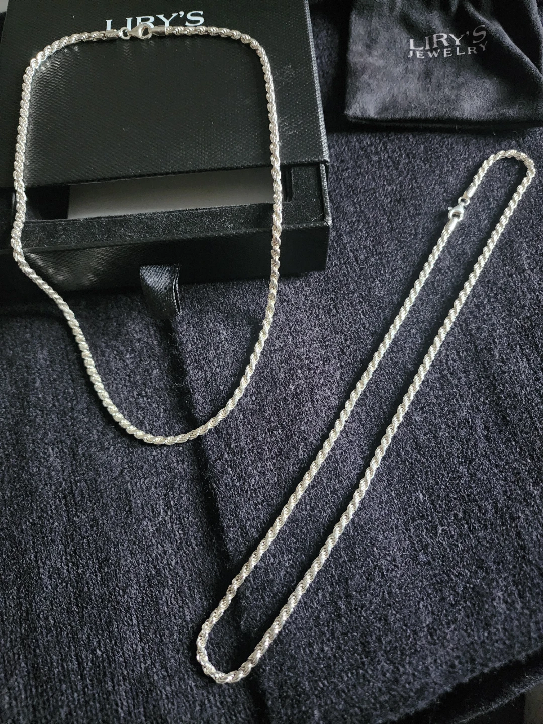 Diamond Cut Italian Rope Necklaces - photo 2