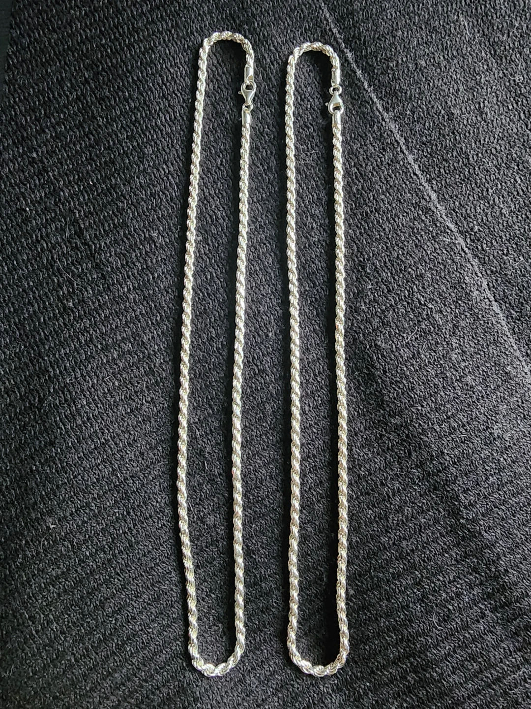 Diamond Cut Italian Rope Necklaces - photo 4