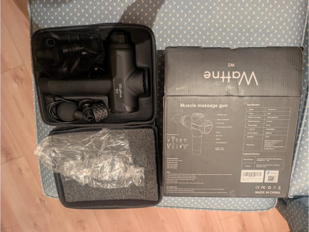 Wattne W2 Muscle Massage Gun with Case - photo 2