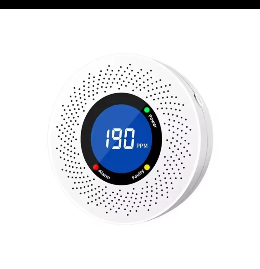 NEW CO Alarm CO detector Carbon Monoxide, Digital, AAx3 Battery - photo 2
