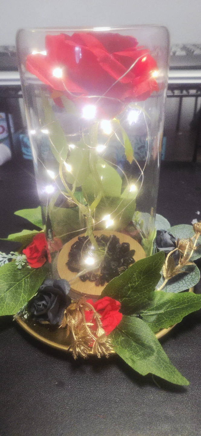 Enchanted Rose with Lights - photo 3