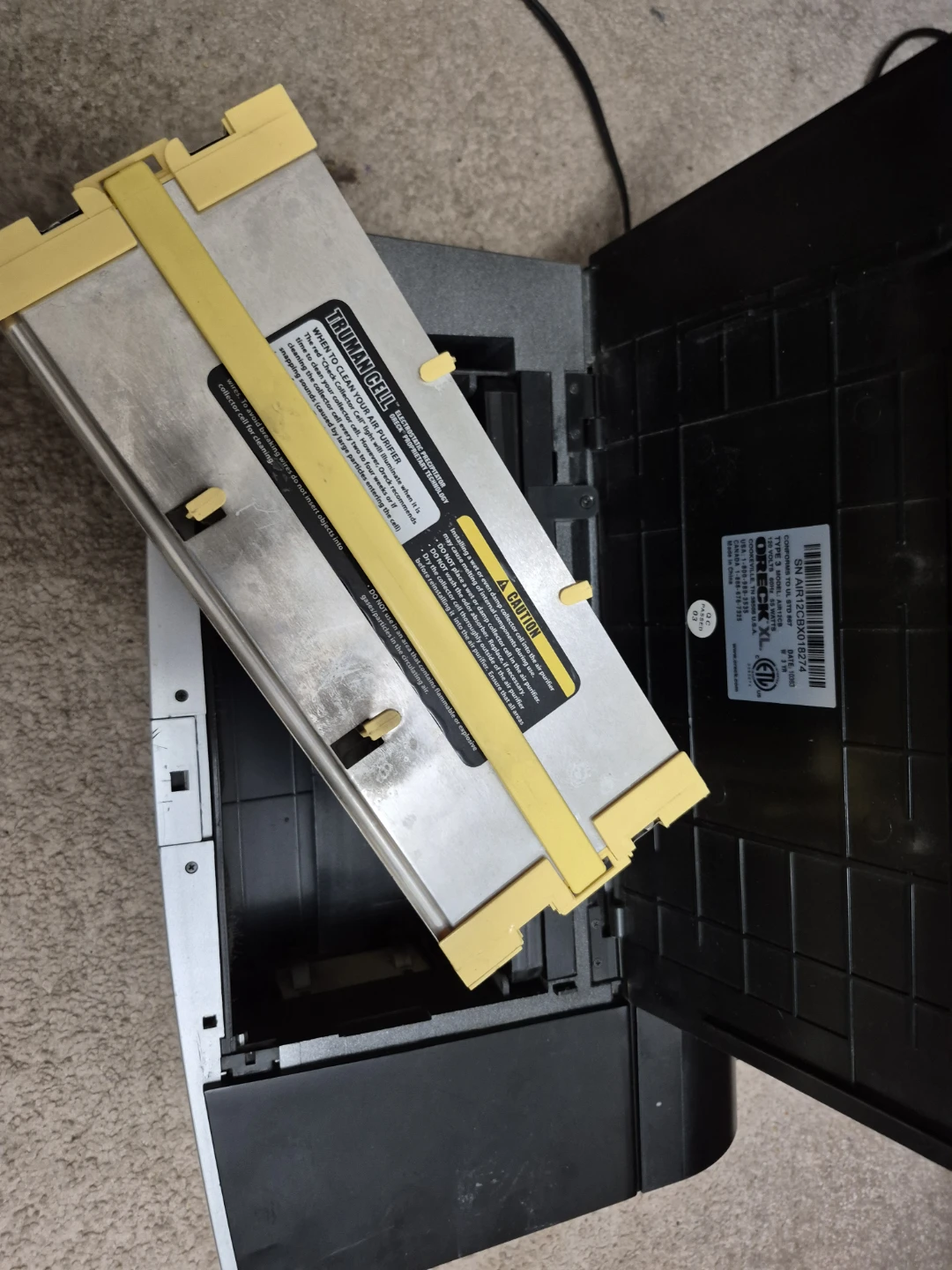 Oreck XL Air12cb ROOM air cleanse - photo 3