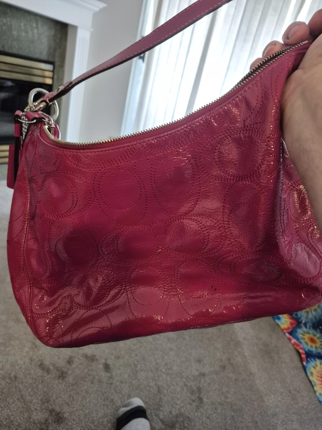Ladies patent leather purse - photo 4