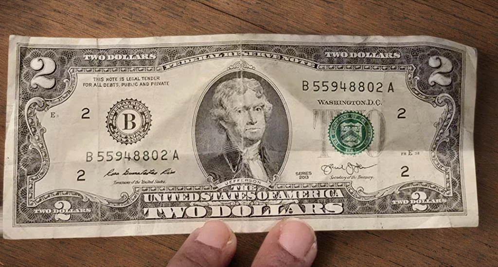 United States Two Dollar Bill - photo 2