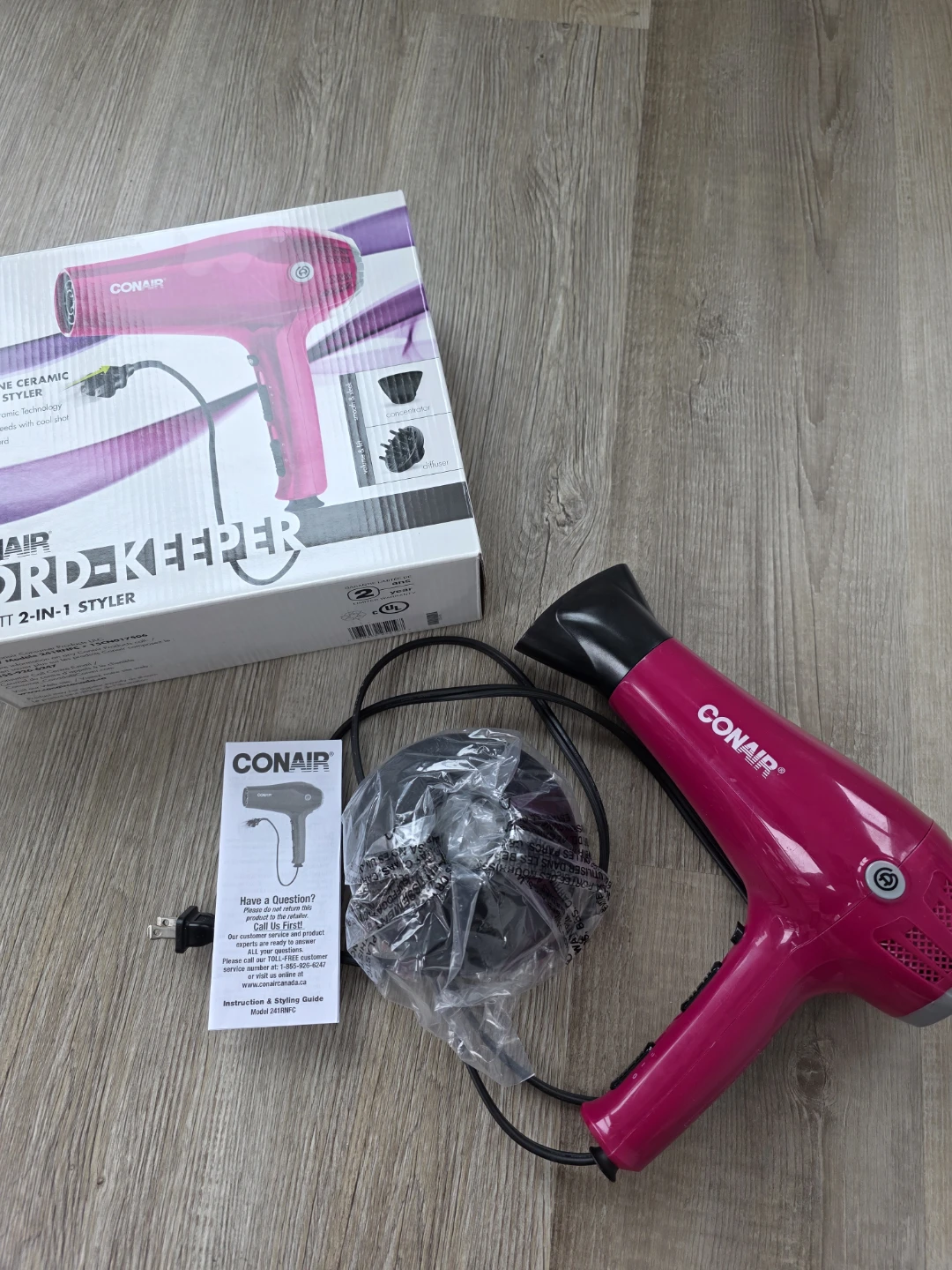 Hair Dryer – $5 (Like New)