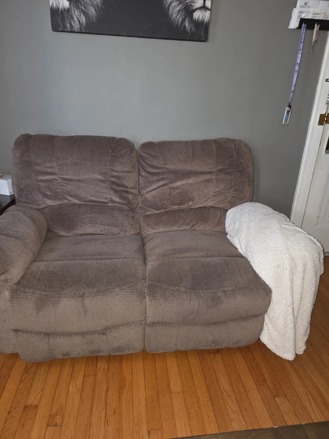 2pc. Brown Reclining Sofa & Loveseat - photo 2