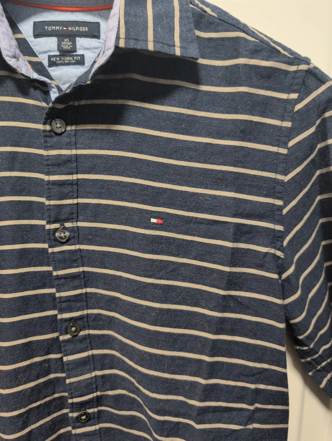 Tommy Hilfiger Men's Striped Long Sleeve Shirt XS - photo 2