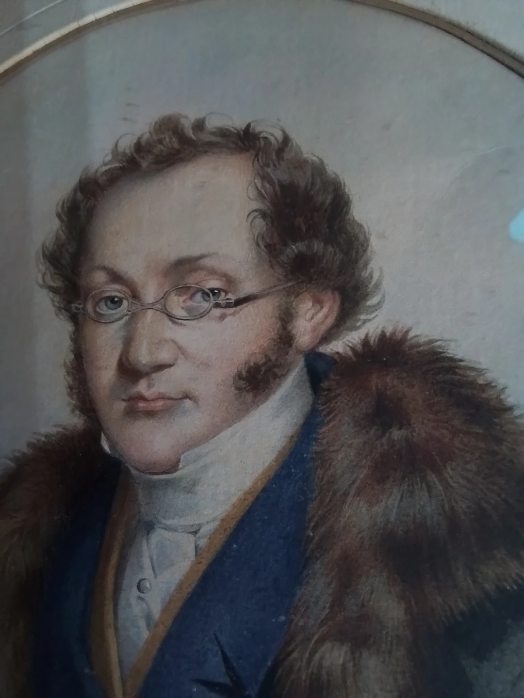 Antique Portrait dated 1827 by Kriehuber 12x14.25" - photo 5