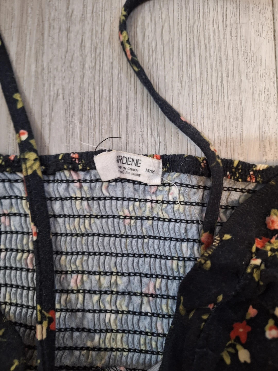 Ardene Floral Smocked Mini Dress M/M - photo 2
