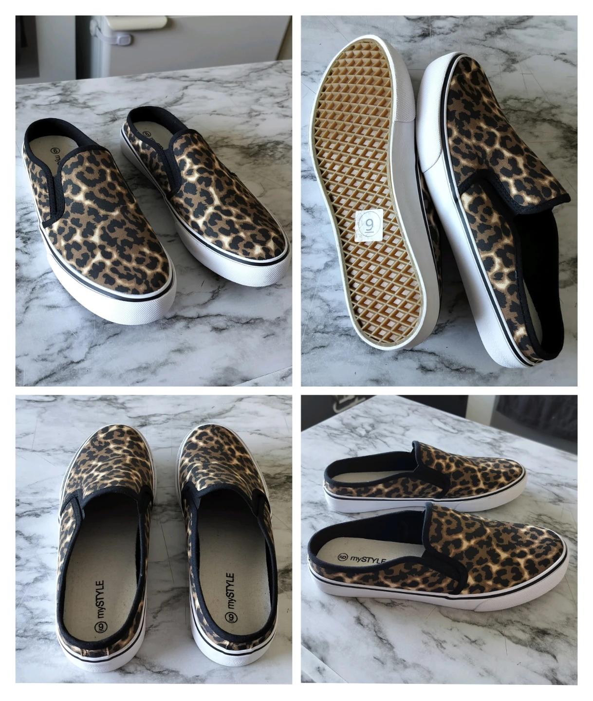 Leopard Print Slip-On - Size 9