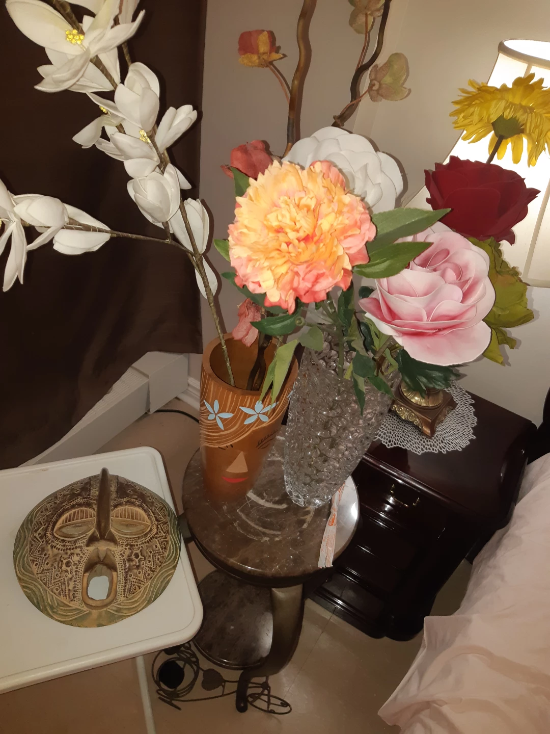 Decorative Wall Mask and Vase Set - photo 2