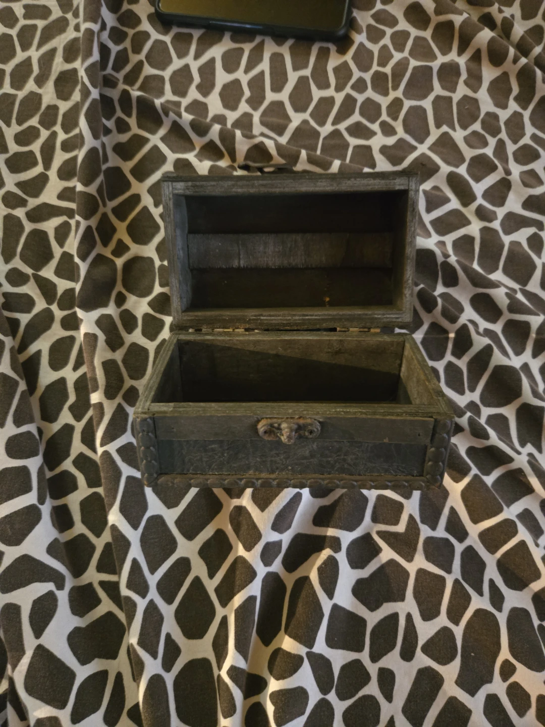 Vintage Wooden Trinket Box