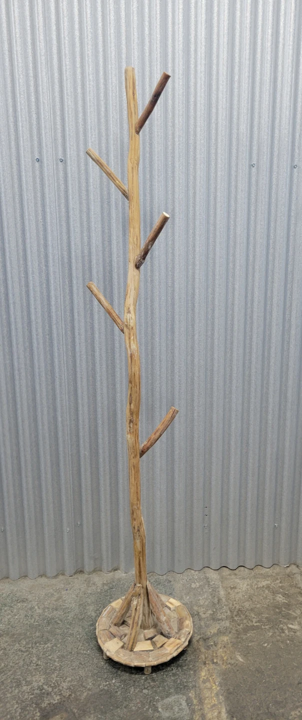 Handmade Rustic Tree Branch Coat Rack - photo 2