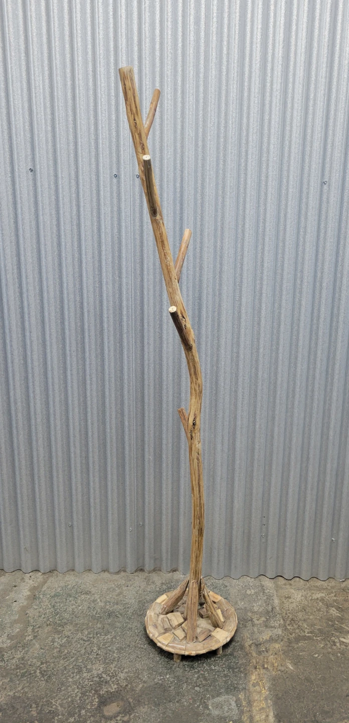 Handmade Rustic Tree Branch Coat Rack - photo 3