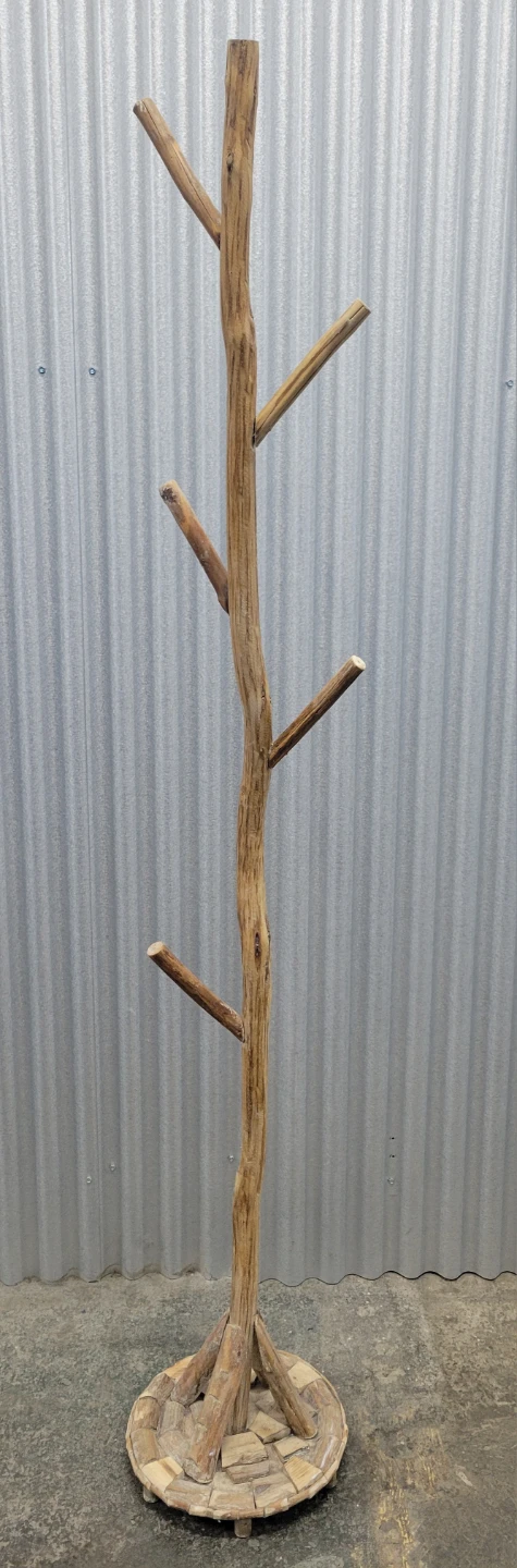 Handmade Rustic Tree Branch Coat Rack - photo 5