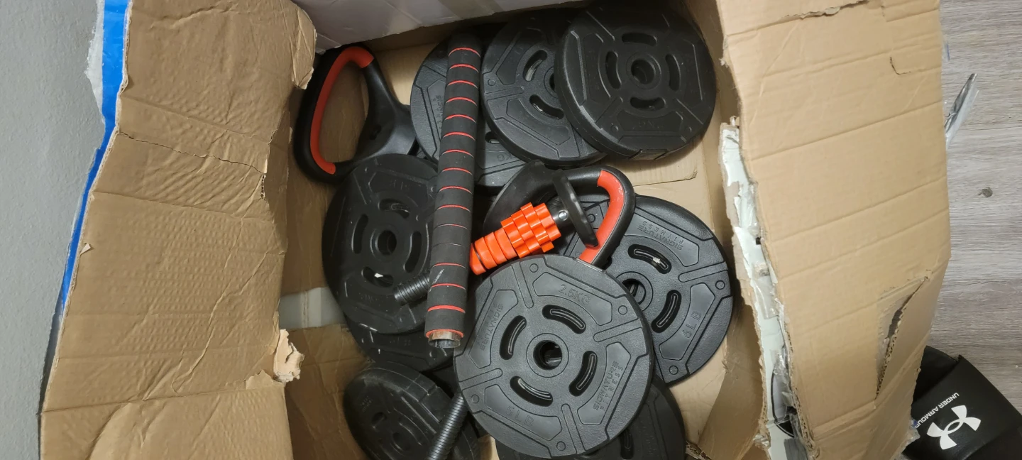 Adjustable Dumbbell and Barbell Set