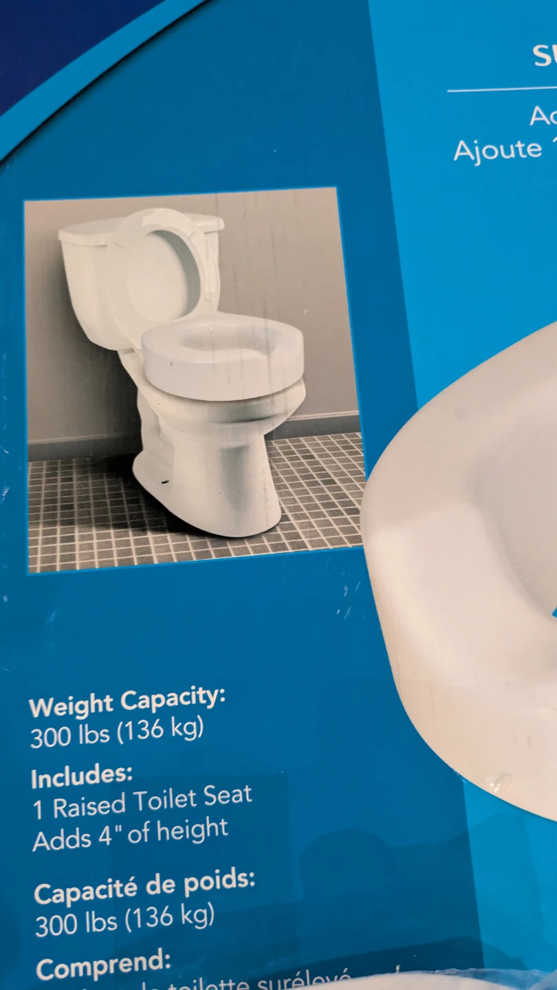 RAISED TOILET SEAT (Brand New) - photo 3