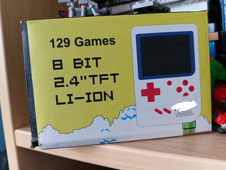8-Bit Handheld Game Console with 129 Games