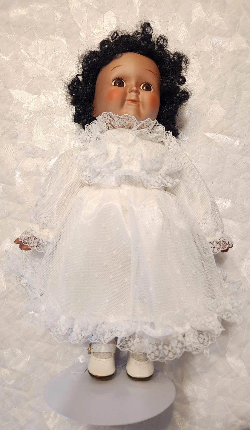 Vintage African American Porcelain Doll - photo 2