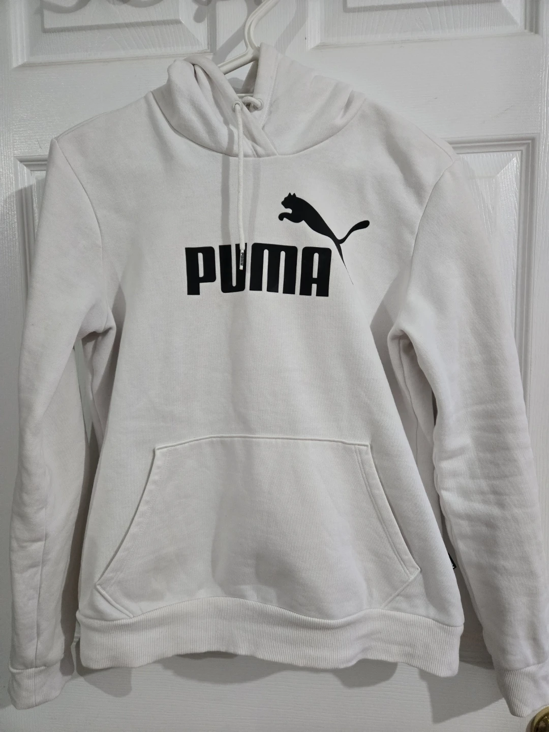 Puma White Hoodie - Size S
