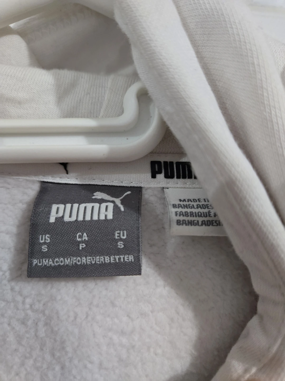 Puma White Hoodie - Size S - photo 2