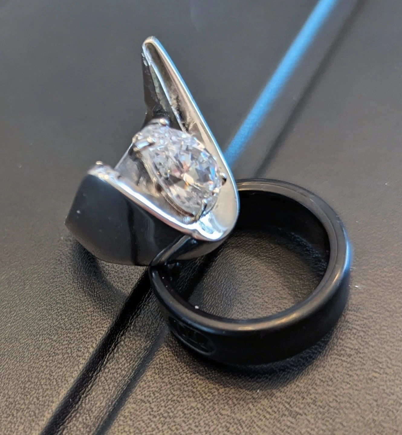 Pear Shaped CZ Ring - photo 3