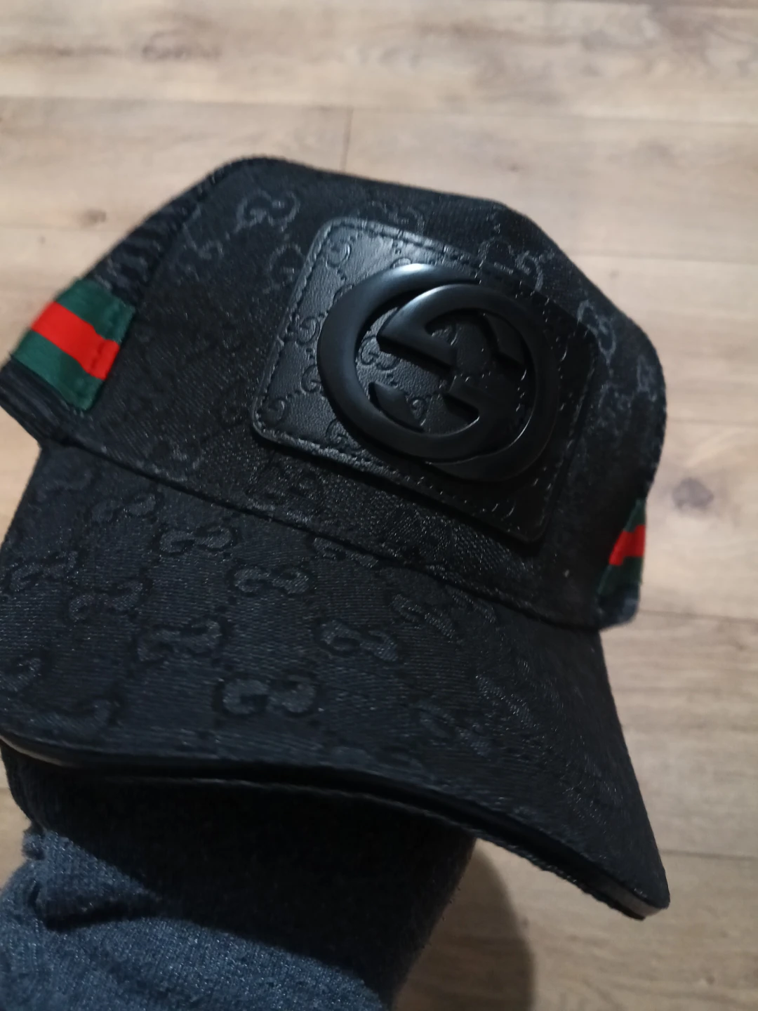 Black Gucci Baseball Cap - photo 4