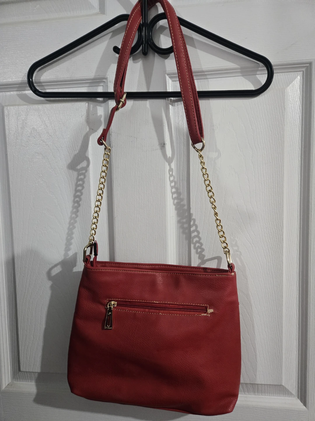 Red Quilted Crossbody Bag - photo 2