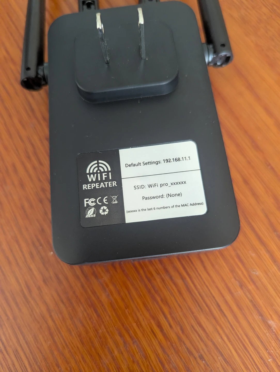 Black WiFi Repeater - photo 2