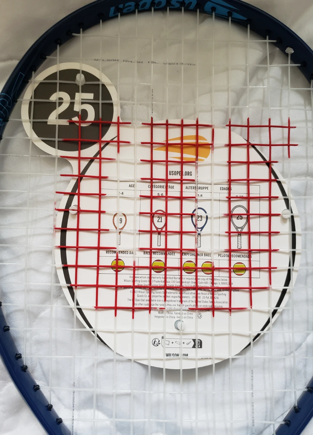 Wilson US Open 25 Junior Tennis Racket - photo 3