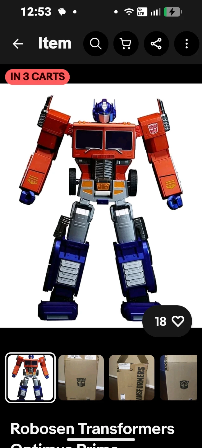 Robosen Transformers Optimus Prime Programmable Trailer - photo 3