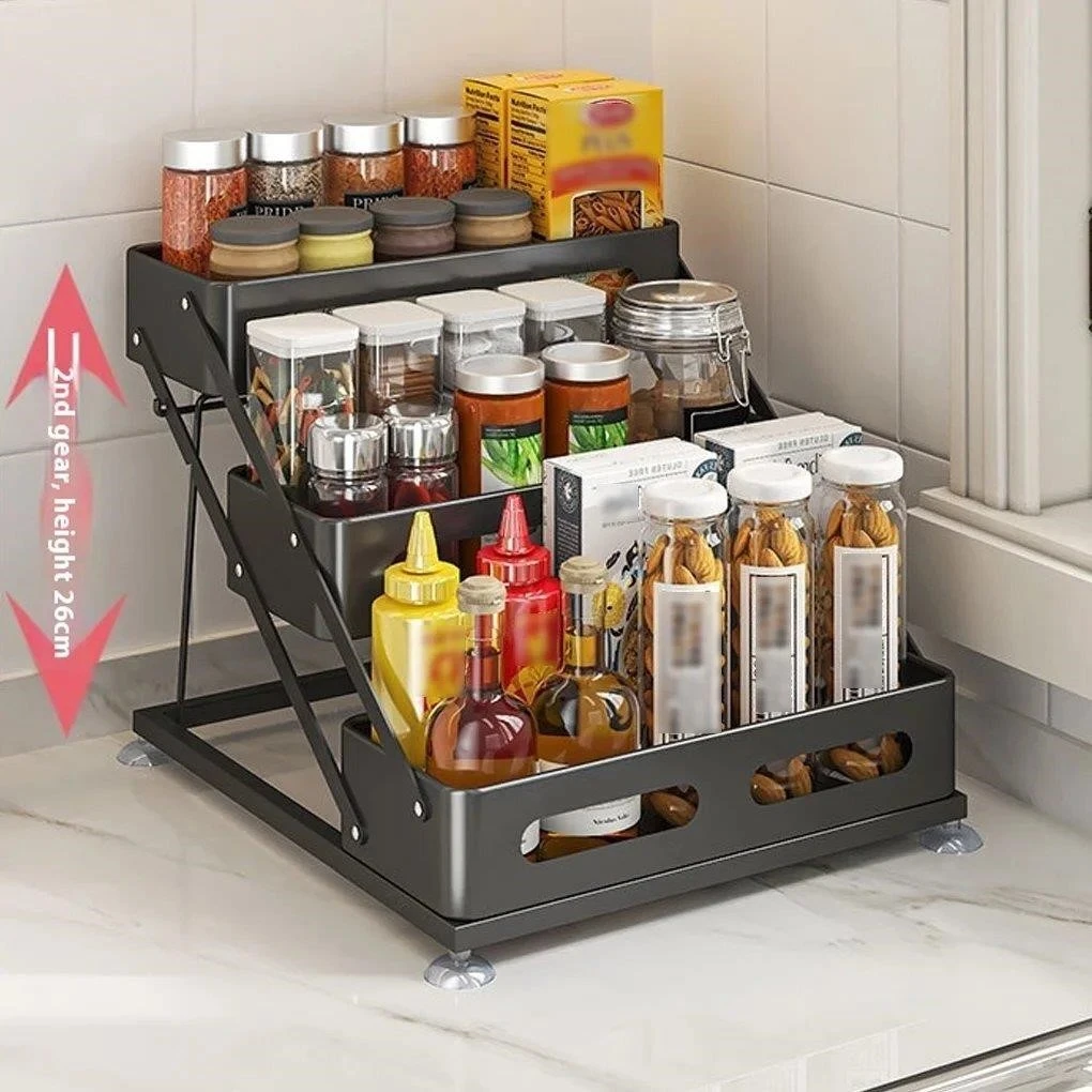 New 3-Tier Tiered Spice Rack Organizer - photo 2