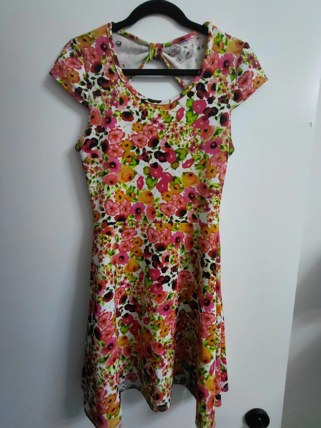 Women's Floral Print Fit & Flare Dress Size XL