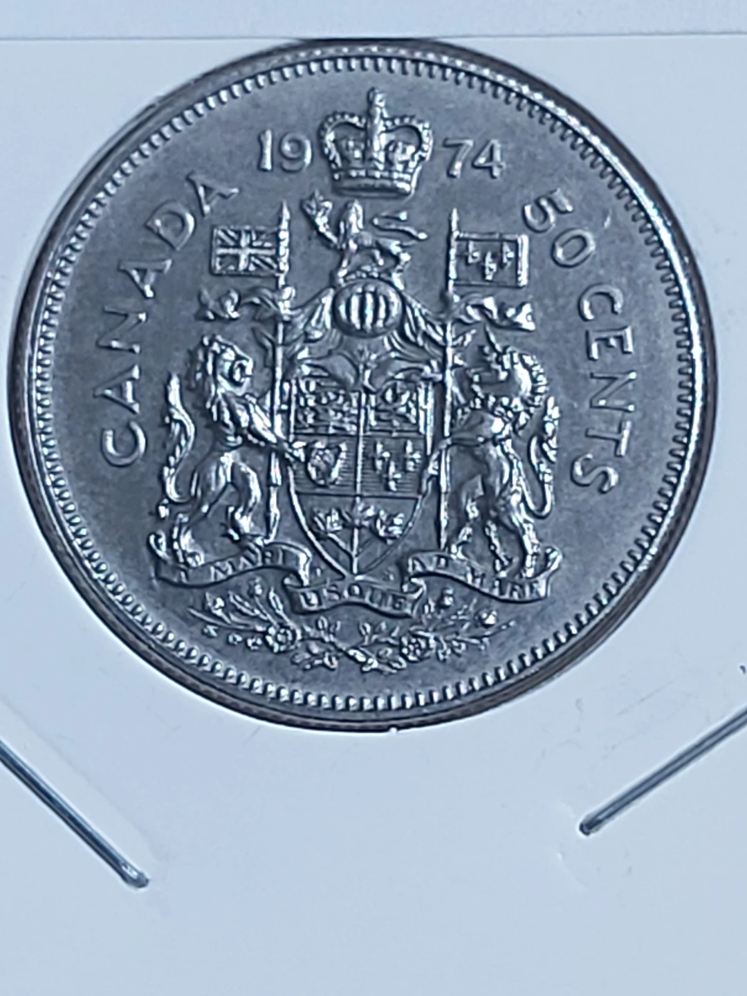 1974 Canada 50 Cents Coin - Elizabeth II - photo 3