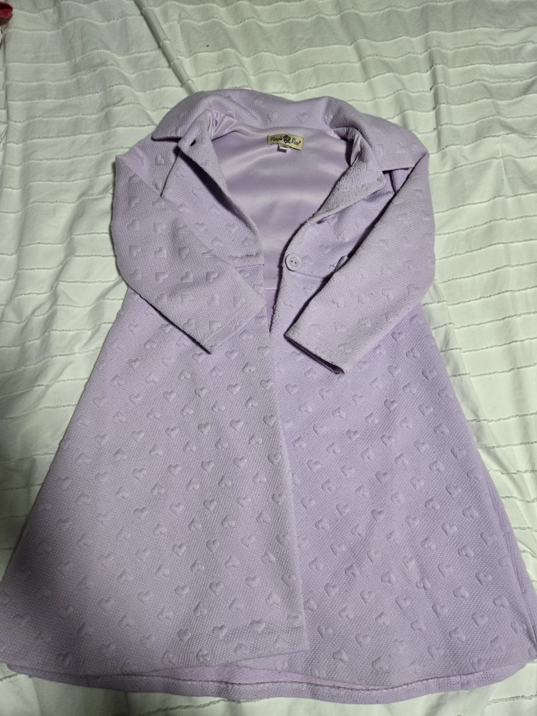 Purple Rose Coat Size 6X