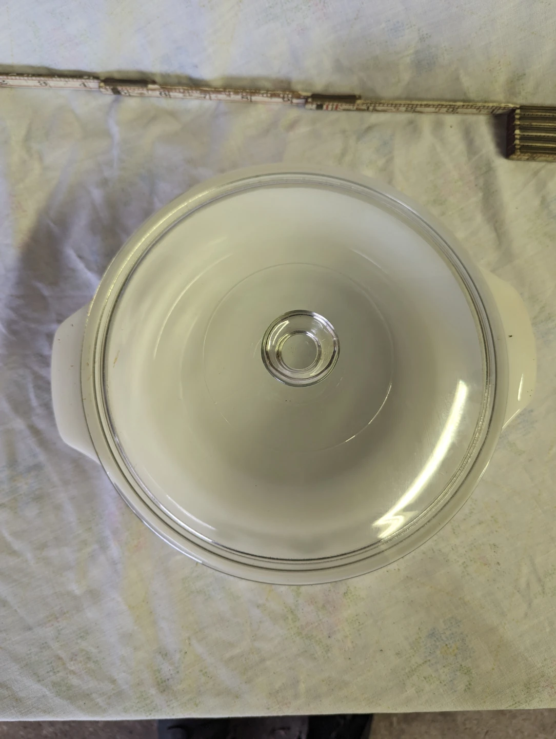 Vintage Glasbake Casserole dish with lid - photo 2